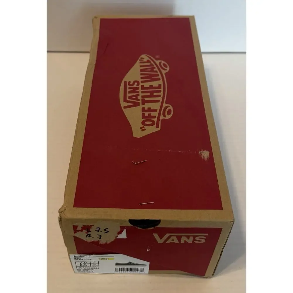 BRAND NEW Size 7/7.5 Men / 8.5/9 Women - Vans Authentic Black - VN000EE3BLK